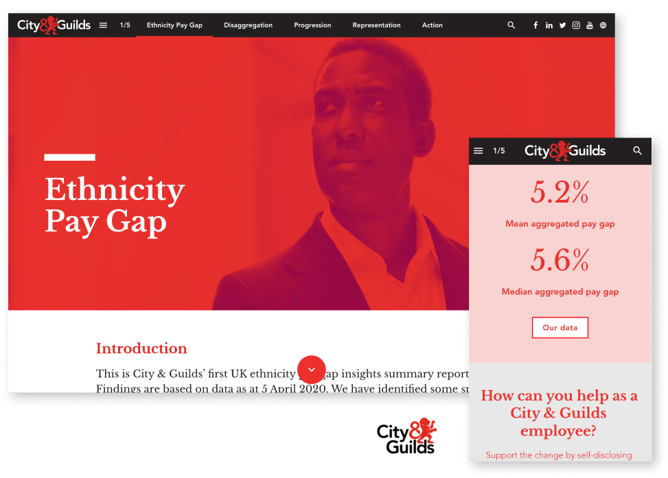 City & Guilds Digital Report Example Foleon